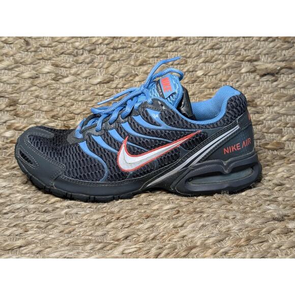 Nike Women's 8.5 Air Max Torch 4 Women Athletic Training Shoes Blue Pink Blast - Picture 1 of 11